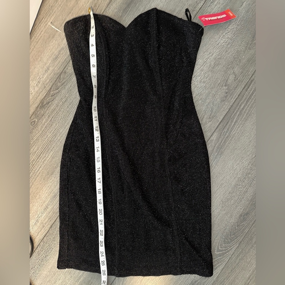 Wow Couture strapless black dress